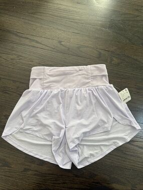 Free People Lilac High-Waist Athletic Shorts